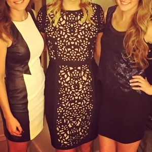 Anthropologie black dress